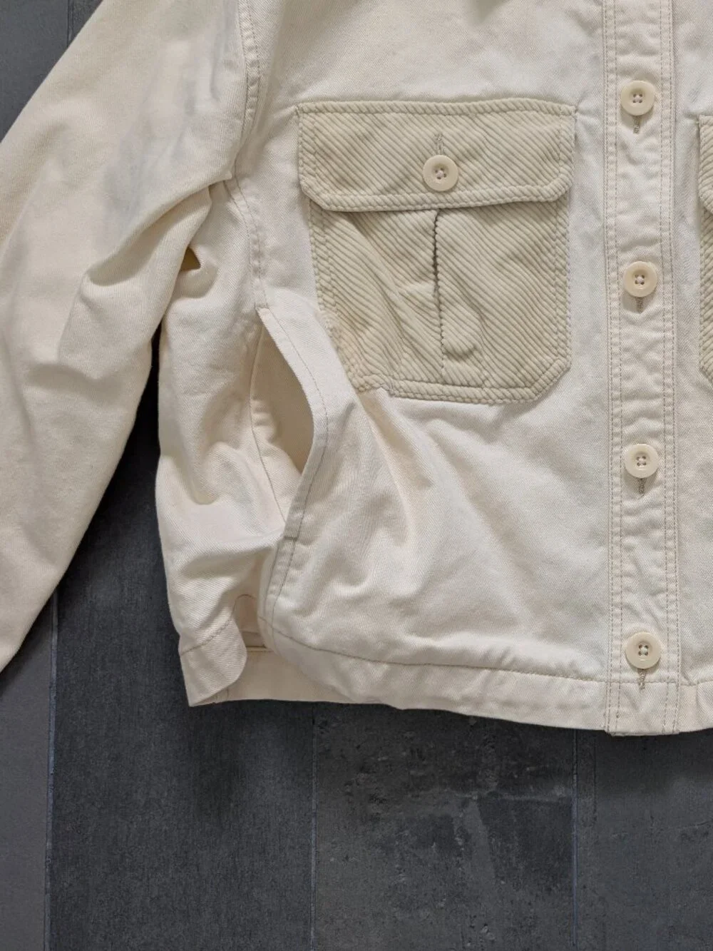 NWOT Madewell Chino Boxy Shirt Jacket - Picture 12 of 13